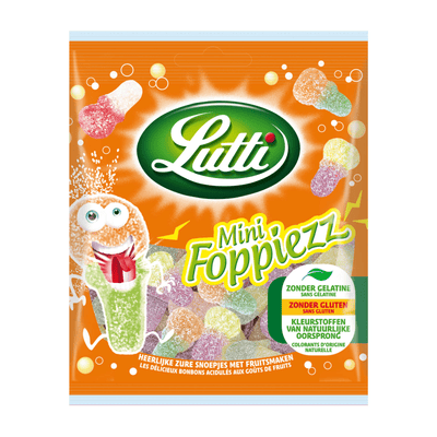 Lutti Mini-Foppiez-Beutel (12x 80g)