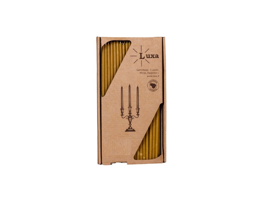 Luxa Bienenwachskerzen dünne 25 cm 60 Stcs.