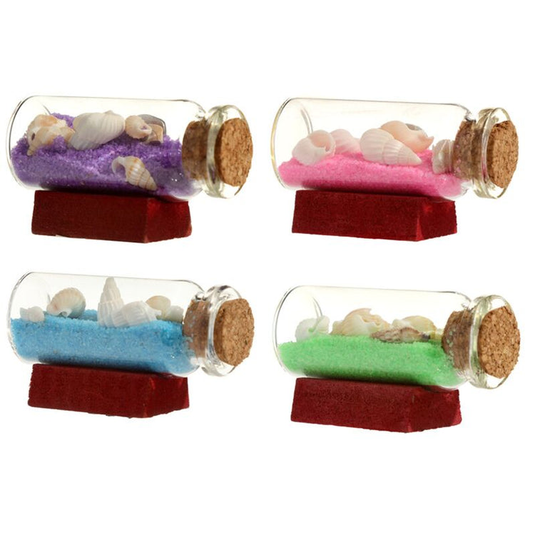 Farbige Sandschalen Flasche Strand Souvenir Magnet