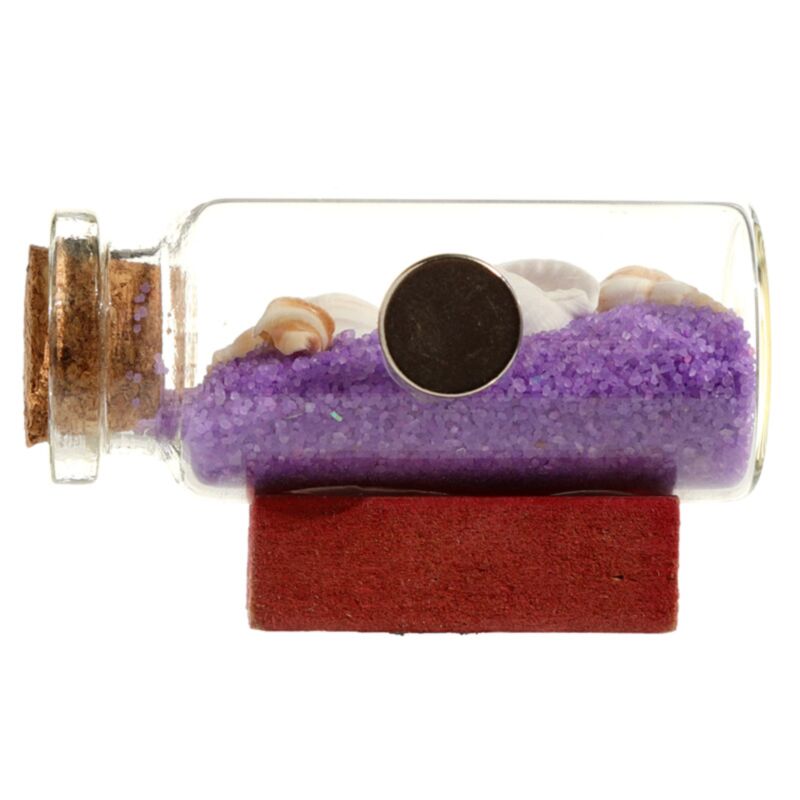 Farbige Sandschalen Flasche Strand Souvenir Magnet