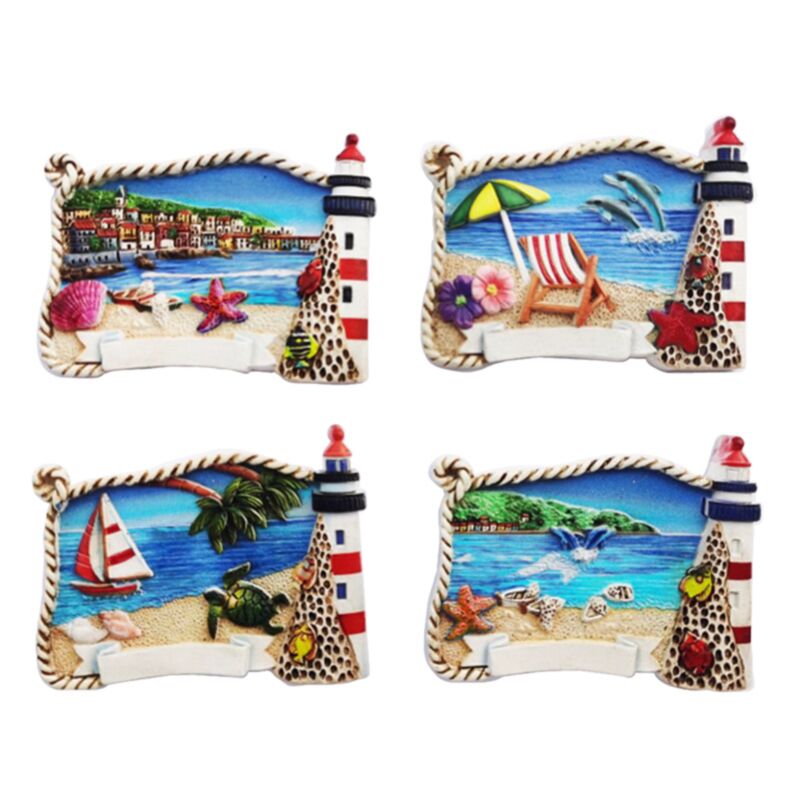 Strandleuchtturm 3d Sea Beach Souvenir Magnet