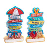 Zeezicht Beach Teller 3D Sea Beach Souvenir Magnet