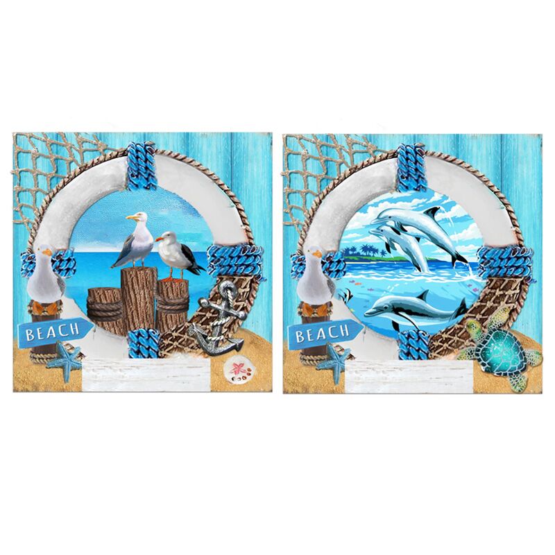 Blue Rescue Boje 3d Sea Beach Souvenir Magnet