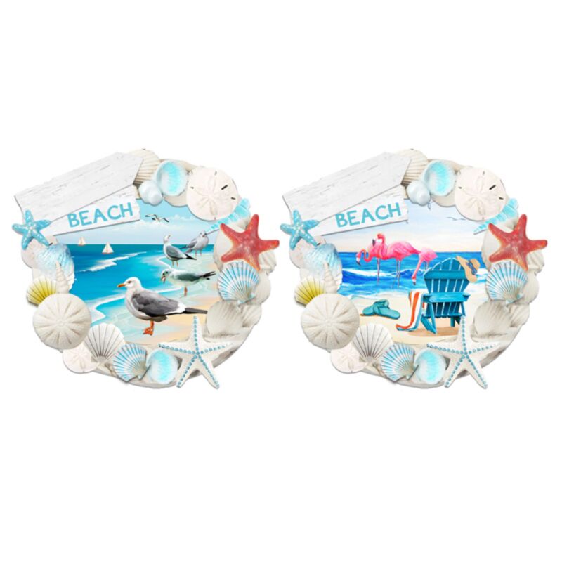 Blue Beach Muscheln 3D Sea Beach Souvenir Magnet