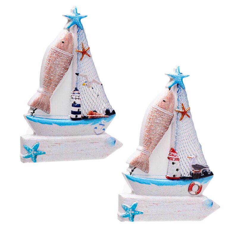 Segelbootfisch 3d Sea Beach Souvenir Magnet