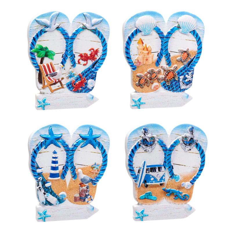 Strandlager Bord 3d Sea Beach Souvenir Magnet