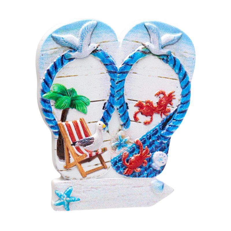 Strandlager Bord 3d Sea Beach Souvenir Magnet