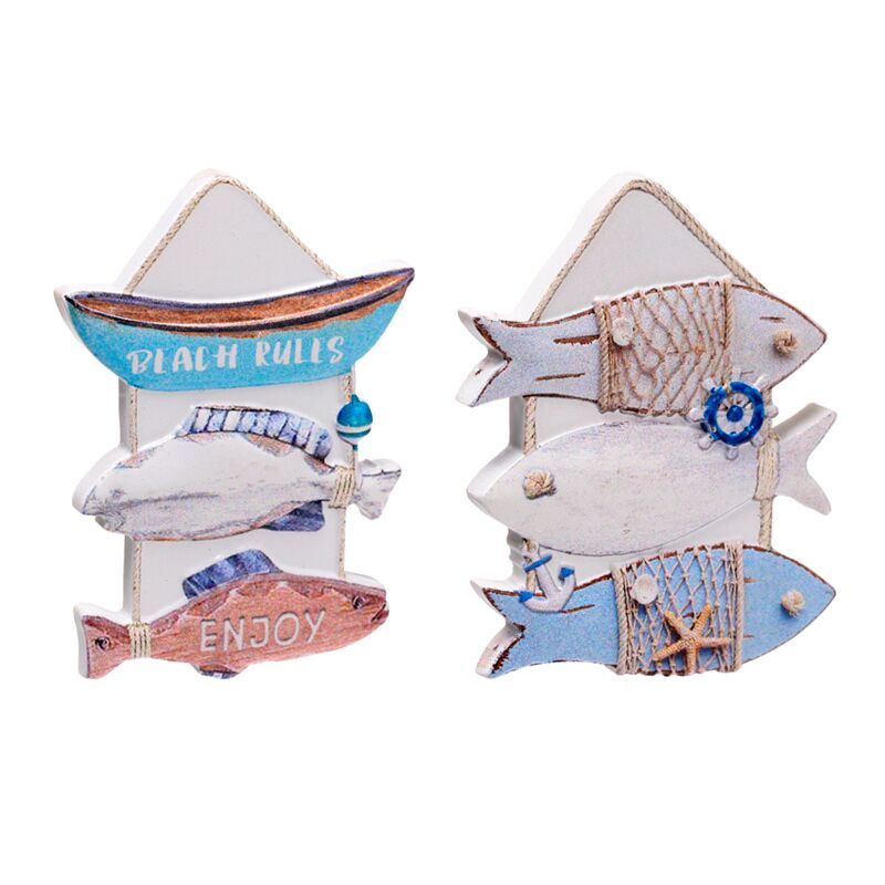 Fischplatte 3D Sea Beach Souvenir Magnet