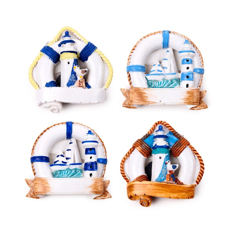 Sea Beach Souvenir Magnet Rescue Boy Boote Leuchtturm