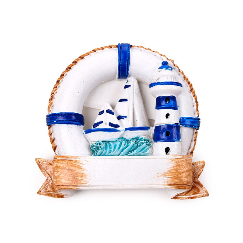 Sea Beach Souvenir Magnet Rescue Boy Boote Leuchtturm