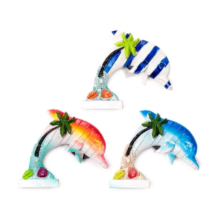 Sea Beach Souvenir Magnet Delphin Tropical Island