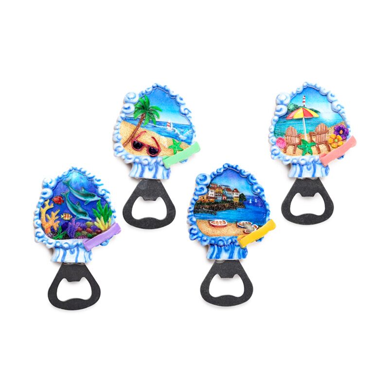 Strand Souvenir Magnet BottleOpenerrand Kade