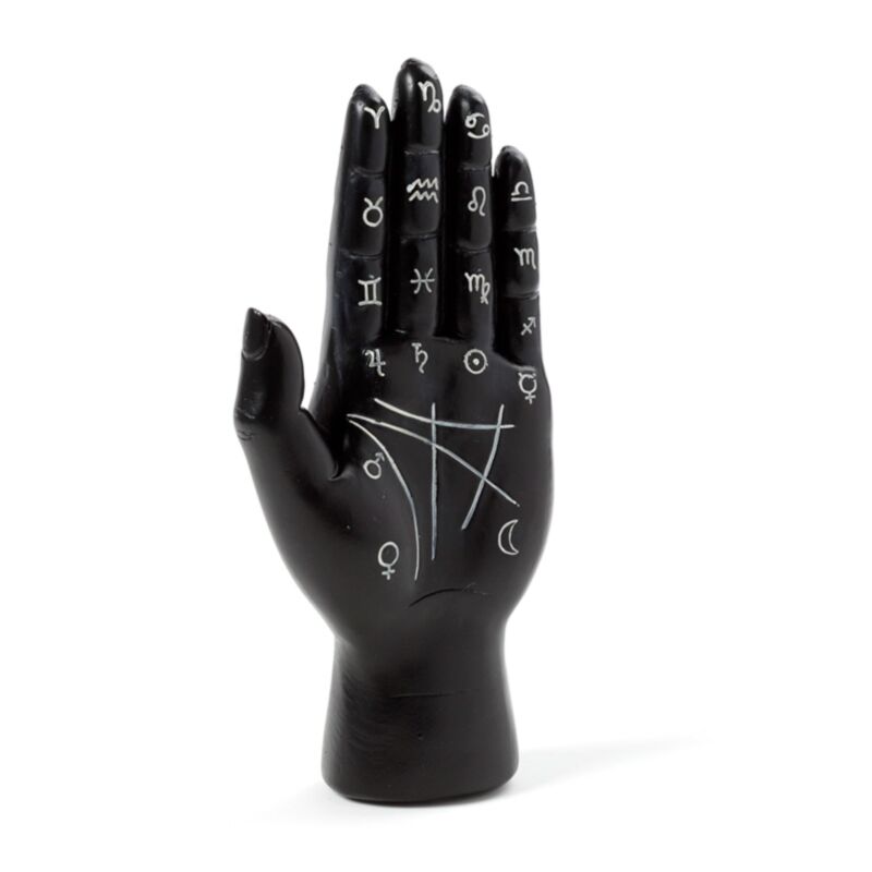 Schwarzes Mantra Hand Tarot Handpalme