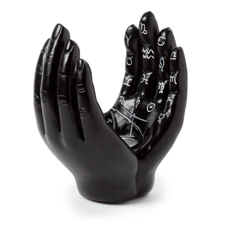 Mantra Hände Tarot Handflächen offener Weihrauchhalter