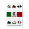 Fiat 500 Retro Recycling A5 ausgekleidetes Notizbuch