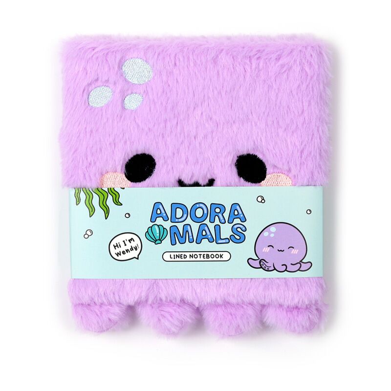 Adoramals Octopus Fluffy Notebook