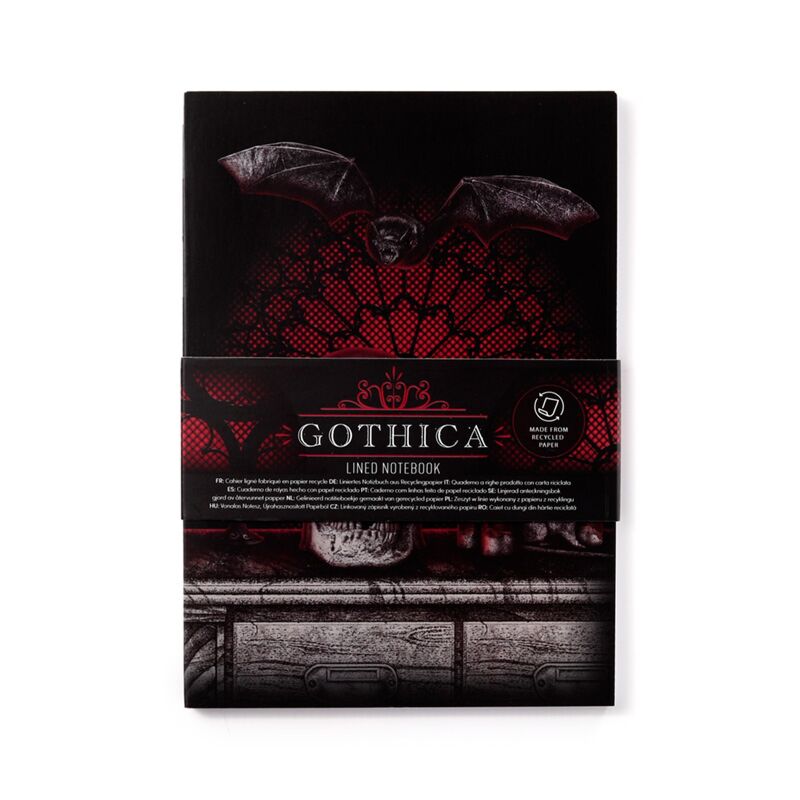 Gothica recyceltes A5 -Notizbuch
