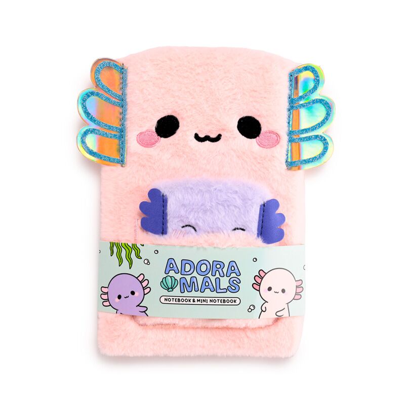 Adoramals Maddie de Axolotl Plicken Notebook -Beutel