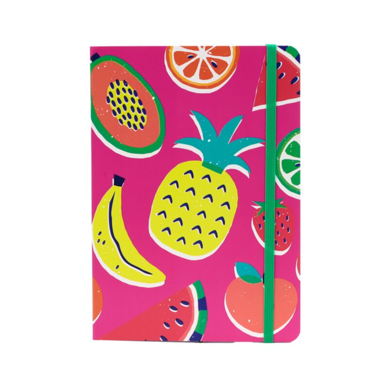 Sommer fruchtrecycelte a5 ausgekleidetes Notizbuch