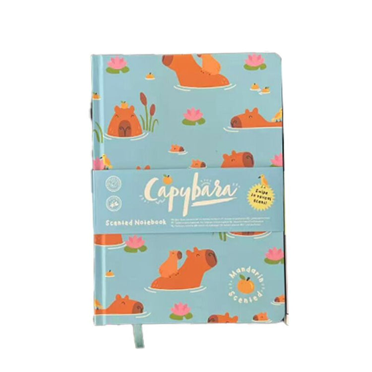 Capybara parfümiertes recyceltes A5-Notizbuch