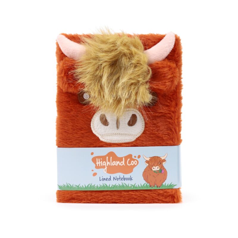 Higland Coo flauschige Kuh Notizbuch A5