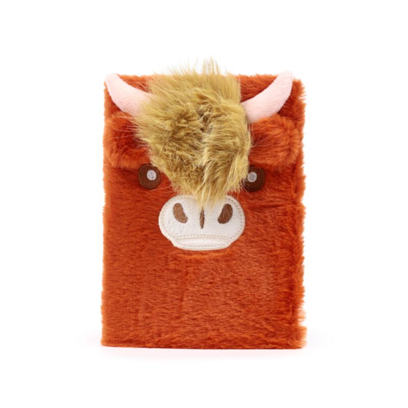 Higland Coo flauschige Kuh Notizbuch A5