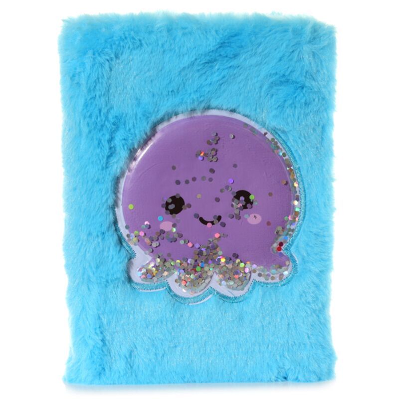 Adoramals Octopus Fluffy Notebook A5