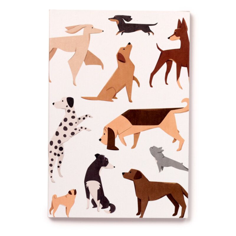 Bellt Hunde recyceltes A5 ausgekleidetes Notizbuch