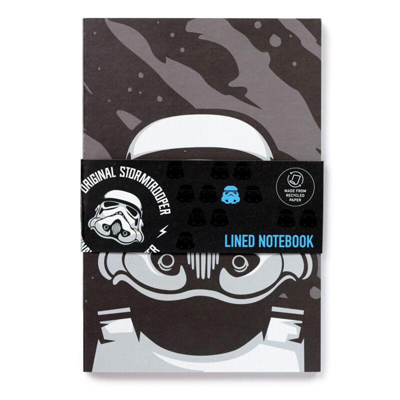 Der ursprüngliche Stormtrooper recycelte A5 -Notizbuch