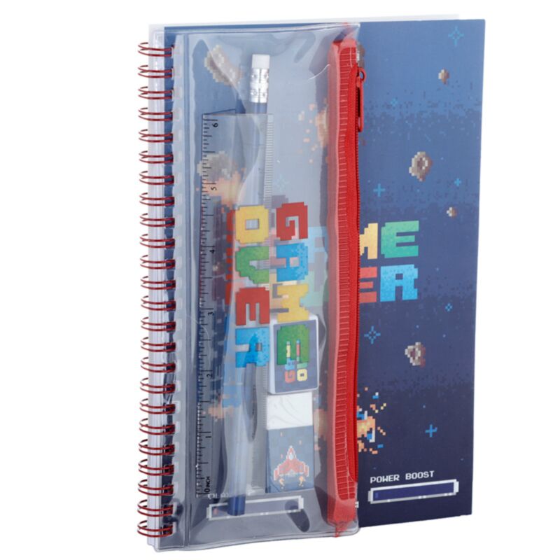 Spiel über Ring A5 Notebook 6-teiliger Schreibset