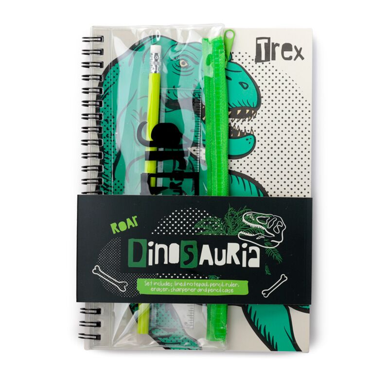 Dinosaurien Ring A5 Notebook 6-teilige Schreibset