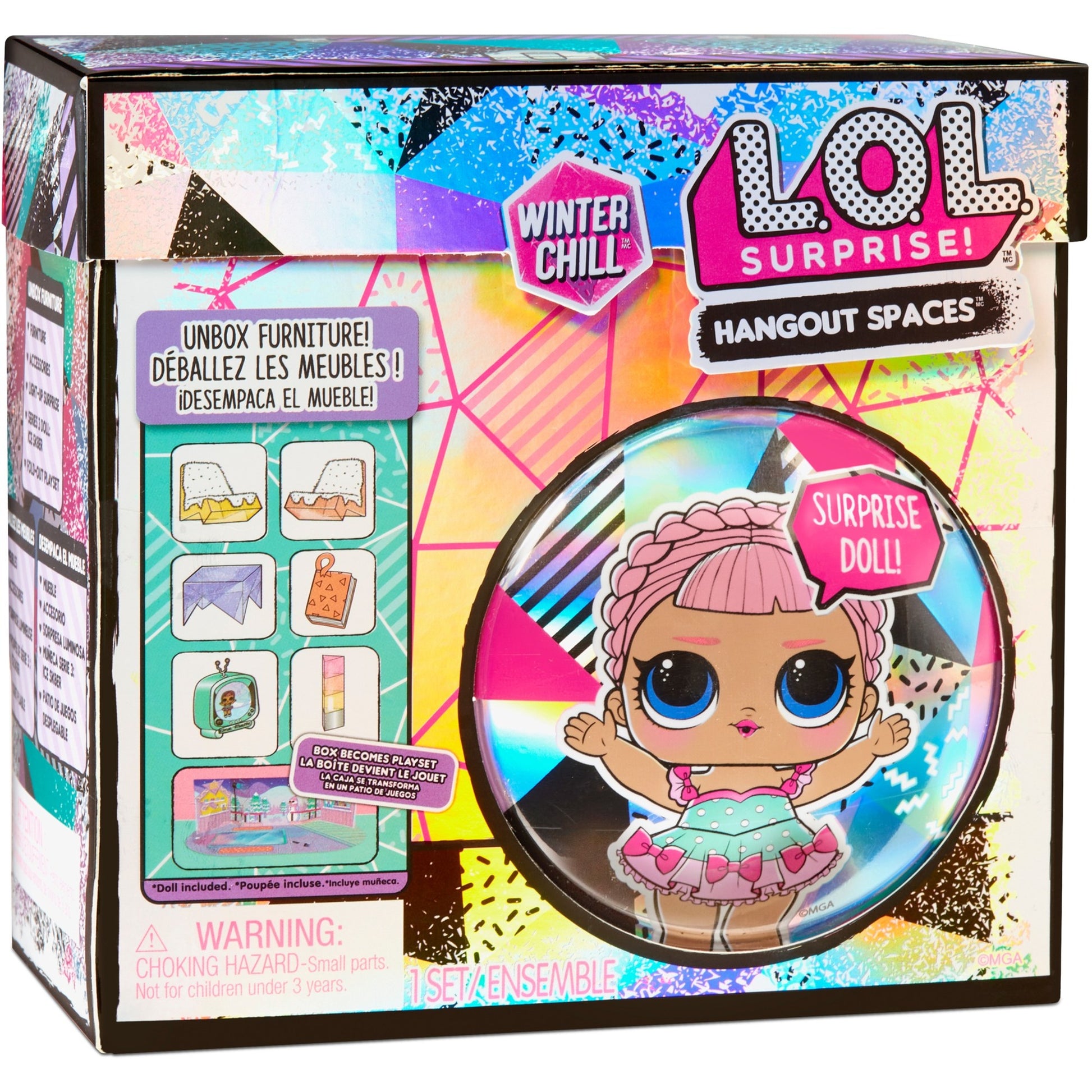 MGA Entertainment Überraschung! Winter Chill Hangout Spaces Sty
