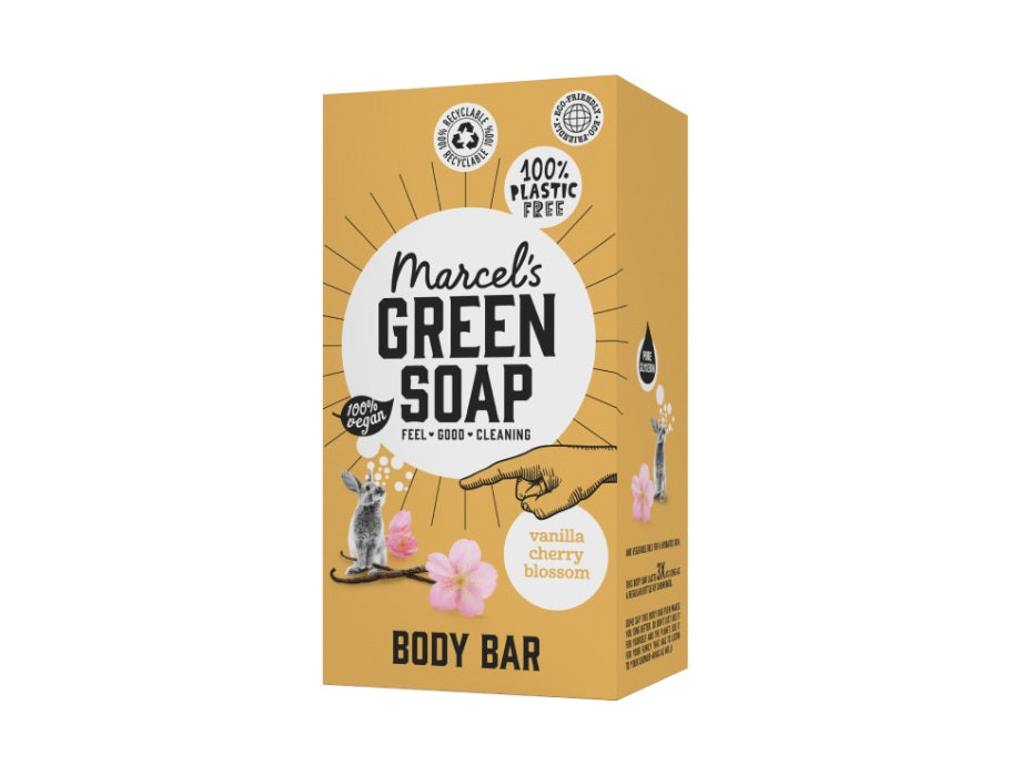 Marcels Green Soap Body Bar Vanille Kirschblüte 150g