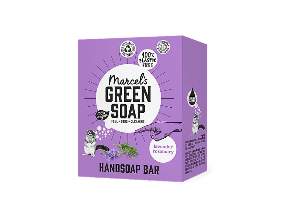 Marcels Green Soap Handseife Bloklavender Rosemary 90gr