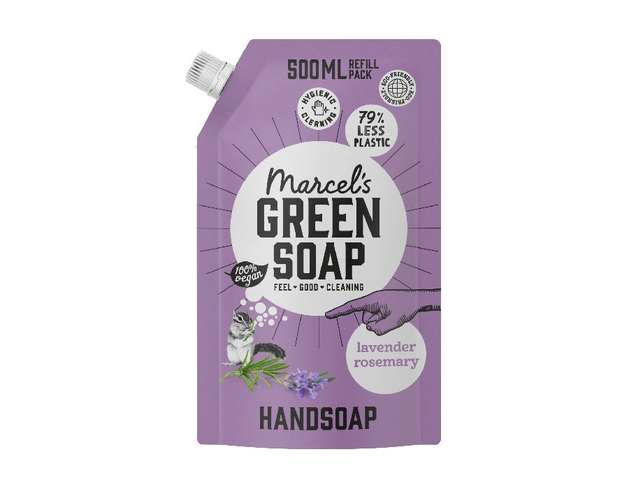 Marcels Green Soap Handseife Lavendel Rosmarin 500 ml Navulzak