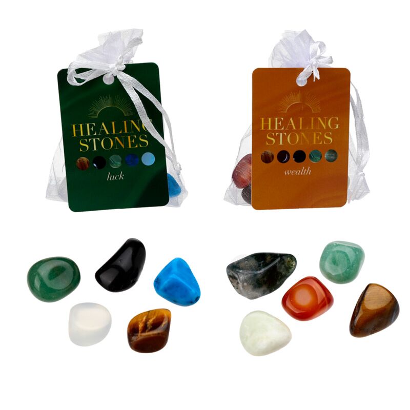 Set von 5 Glücksvermögen Steinen