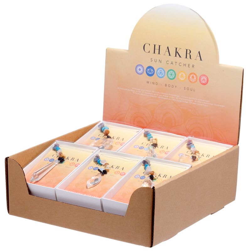 Edelstein -Chakra -Suncatcher -Kristall