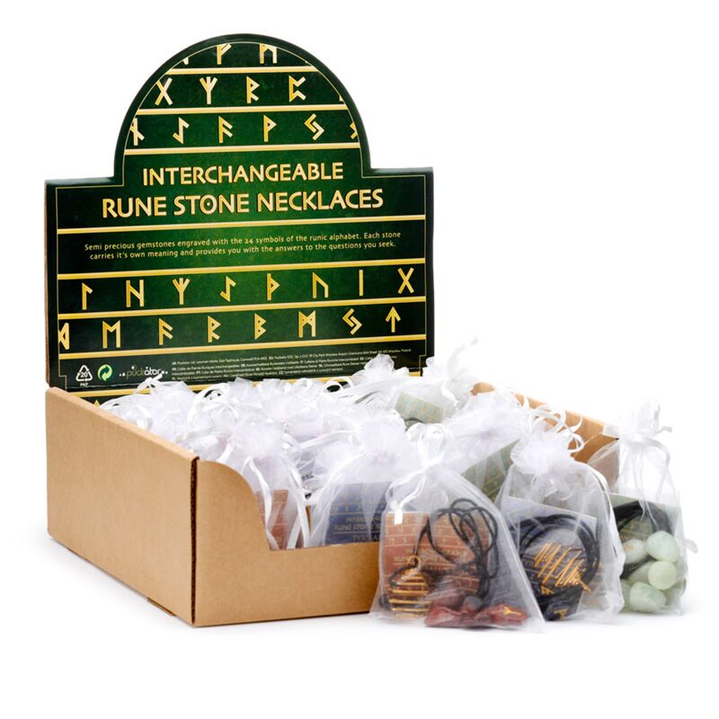 Machen Sie Ihr eigenes Runenstein -Halsketten -Kit