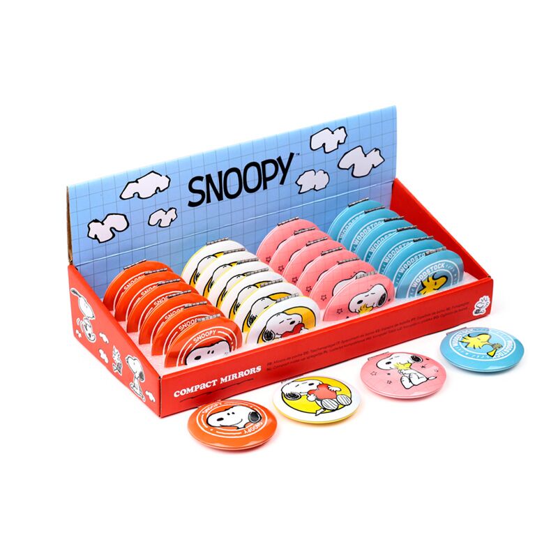 Peanuts Snoopy Woodstock kompakter Schminkspiegel –