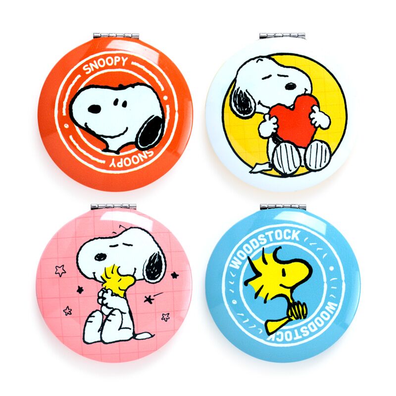 Peanuts Snoopy Woodstock kompakter Schminkspiegel –