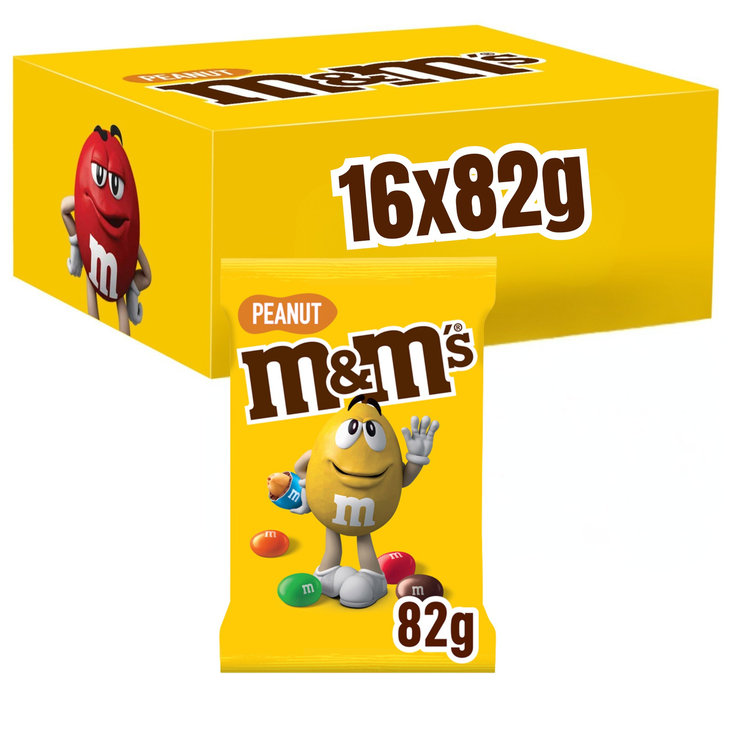 M·m's Erdnuss-Leckereibeutel (16x82gr)