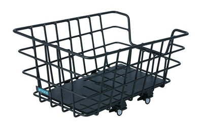 Um den Korb auf der Rückseite des Alu Black Removable Fix Systems