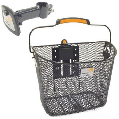 Toskana Smartlock Fahrradkorb für 19 Liter schwarz
