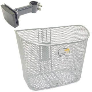 Fahrradkorb Toskana für 19 Liter silber