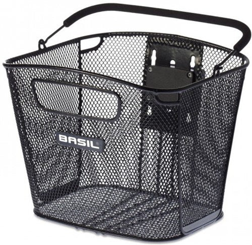 Basil Bold Front KF - Fahrradkorb - vorne - schwarz