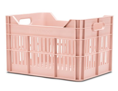 Urbanfester Kiste recycelter Kunststoff 30L Pastellrosa