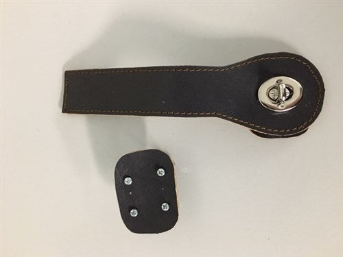 Lederverschluss V Deckel V-Carrier Korb