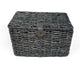Bäckerkorb blaugrau mittel 40x26x25 mit Deckel