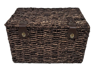 Bäckerkorb braun groß 47x31x28 mit Deckel