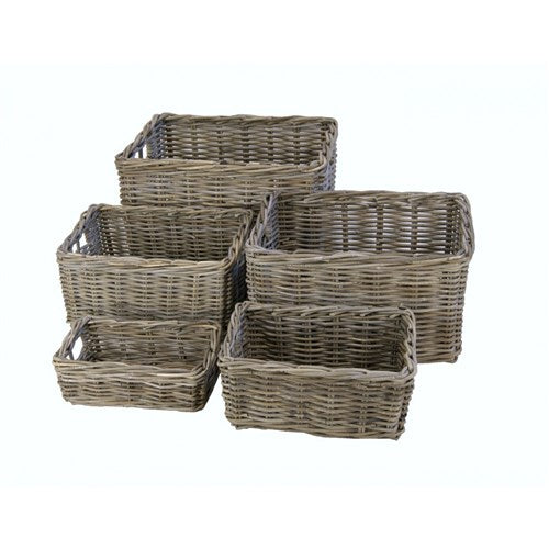 Dr Wicker V-Ager Korb 35x25x15 Grubengrau